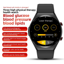 E09 PRO Ecg Electrocardiogram Heart Rate Monitor Android/Ios Smart Watch Black - £39.00 GBP