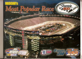 2001 Sharpie 500 program Tony Stewart Bristol Nascar - $23.73