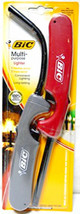 2 Long Lighters fLeXiBLe Neck + Red Fixed Stem MULTI PURPOSE Butane Ligh... - £20.36 GBP