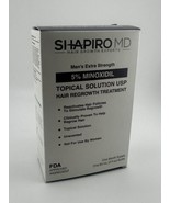 Minoxidil 5% SHAPIRO MD Men Topical Solution Extra Strength 2fl oz Exp 0... - $12.86