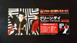 GREEN DAY Promo Card Japan Punk Promotional Art American Idiot Rare Rock Memorab - $23.70