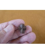 (CR591-7) mini 1/2&quot; Fairy Stone CHRISTIAN CROSS oiled Staurolite Crystal... - $12.99
