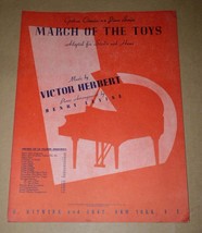March Of The Toys Sheet Music Vintage 1942 Victor Herbert M Witmark And Sons - £19.97 GBP
