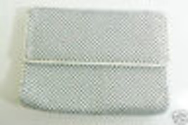 VTG Whiting &amp; Davis White Enamel Metal Mesh  Hand Bag Purse - £19.55 GBP