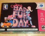 Nintendo 64 N64 Conker&#39;s Bad Fur Day Video Game with Box, Tested and Wor... - £137.80 GBP