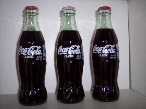 * 3 Coke Coca Cola Bottles Atlanta Cracker Barrel Inaugural Race 150 YMCA Unopen - $32.93