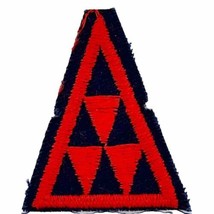 Red &amp; Blue Triangles Campfire Girls Patch 2 1/8 x  1 1/4 in - £5.91 GBP