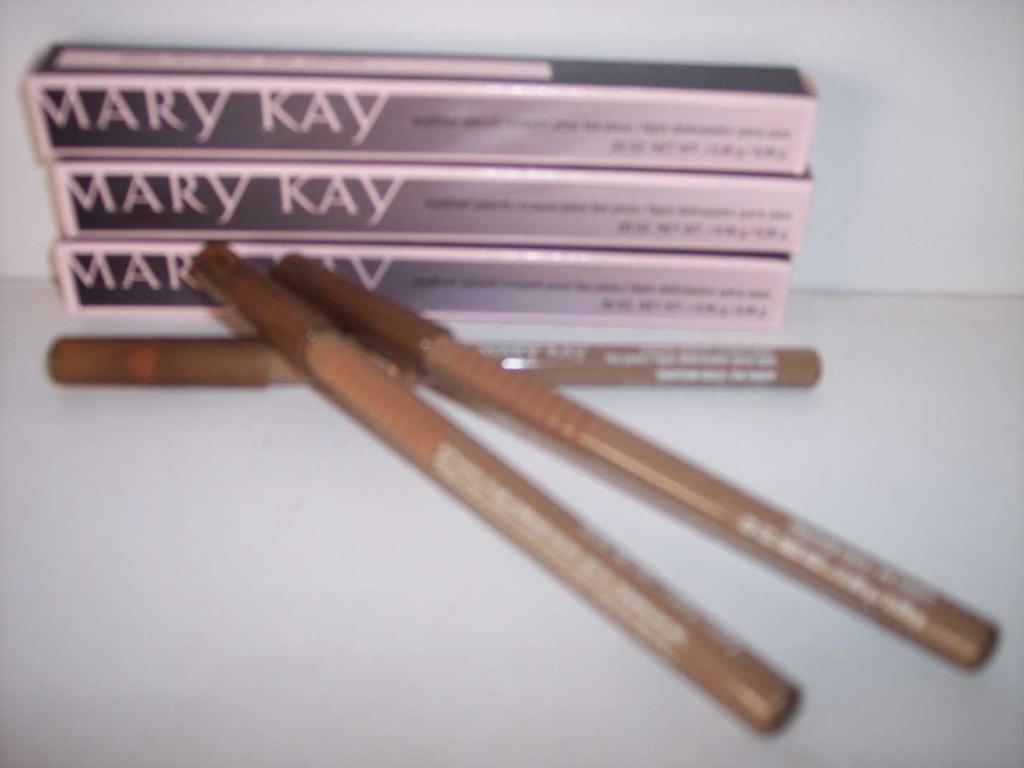 * 3 Mary Kay Dark Chocolate Amethyst Dusty Pink Lipliner Pencil NEW - £18.87 GBP