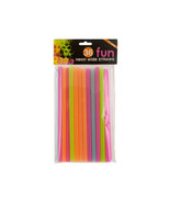 36 9&#39;&#39; Neon Extra-Wide Jumbo Straws - £1.92 GBP