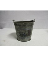 vintage Amish Country Kitchen Bucket Pail Middlebury Indiana Advertising - £19.46 GBP