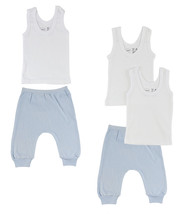 Boy 100% Cotton Infant Tank Tops and Joggers Large - $35.09