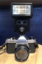 Pentax K1000 35mm SLR Camera Kit w/ 50mm 1:2 Lens Dept Of State Police - £154.23 GBP
