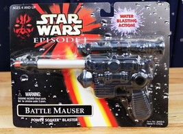 Larami Star Wars Episode I Battle Mauser Power Soaker Blaster New Old Stock Moc - £17.15 GBP