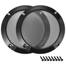 uxcell 2pcs 8&quot; Speaker Grill Mesh Decorative Circle Woofer Guard Protector Cover - £23.16 GBP