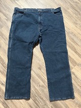 Dickies Carpenter Blue Denim Jeans Relaxed Fit 100% Cotton Mens 44x30 - $14.49