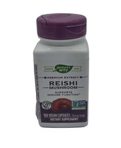 Nature&#39;s Way Reishi Mushroom, 100 Vegan Capsules – Immune Support &amp; Well... - $33.24