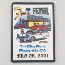 2001 Ford Fever 26th Anniversary Plaque Sticker Tri City Park Placentia CA  - £7.43 GBP