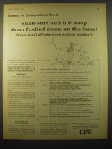 1965 Shell-Mex BP Oil Ad - Result of Competition No. 2 - $18.49
