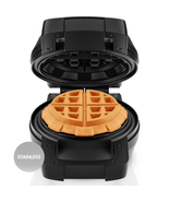 Stuffed Belgian 5-Inch Waffle Maker W/ Non-Stick Surface and Locking Lid... - £31.59 GBP