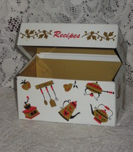 Tin Kitchen Recipe Box-Ohio Art-USA - £9.43 GBP