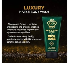 NEW Discontinued Rick Ross Rich Luxury Hair &amp; Body Wash 8oz SEALED Cavia... - £23.69 GBP