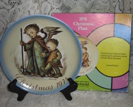 B.Hummel - Christmas Plate -&quot;Guardian Angel&quot; #4 -W. Germany-1974 - £9.55 GBP