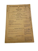 Telephone Book 1960 Sunnyland Illinois IL Directory Genealogy Phone Vintage - $38.20