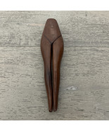 Vintage Wooden Hand Carved Women Spread Leg Nut Cracker 7.5&quot;L Naughty - $20.58 CAD