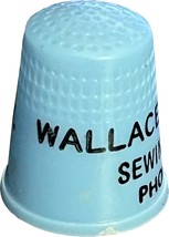 Wallace Sales and Service Sewing Machines Collectible plastic Thimble - £9.39 GBP