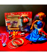Mattel &amp; ty kids toy playset~little girls jewelry - £35.03 GBP