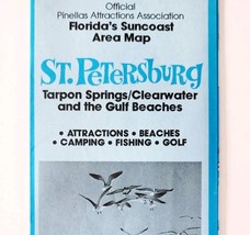1970s St Petersburg Florida Brochure Suncoast Area Map Vintage Attractio... - $475.72 MXN