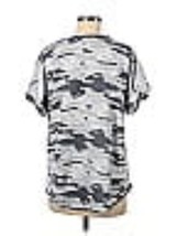 Como Vintage  Women&#39;s Short Sleeve Terry T-Shirt, Black/White Camo, NEW - $14.99