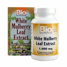 Bio Nutrition White Mulberry Leaf Extract, 1000 Mg, 60 Count - £15.58 GBP