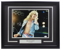 Joe Elliott Signed Framed 11x14 Def Leppard Blonde Hair Photo JSA ITP - $290.03