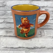 The DISNEY STORE Winnie The Pooh Bear Vintage Yellow Orange Mug 12oz - £7.37 GBP