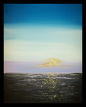 Original 16x20 Acrylic Seascape Painting - £70.39 GBP
