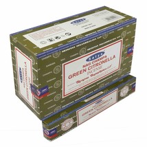 Satya Green Citronella Incense Sticks Export Quality Fragrance AGARBATTI 180gm - £15.84 GBP