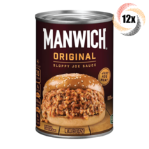 12x Cans Hunt&#39;s Manwich Original Sloppy Joe Sauce Cans | 15oz | Fast Shi... - £39.71 GBP