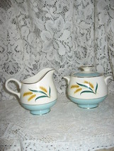 Homer Laughlin- Covered Sugar and Creamer Set-Viking International-1950&#39;s-USA - £18.77 GBP