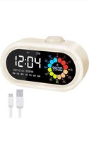 Portable Digital Alarm Clock With Visual Timer Large Display, 3 Alarms, ... - $239.18 MXN Portable Digital Alarm Clock With Visual Timer Large Display, 3 Alarms, ... - $239.18 MXN