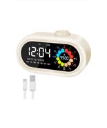 Portable Digital Alarm Clock With Visual Timer Large Display, 3 Alarms, ... - $238.50 MXN