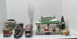 DEPT 56 SPECIAL HOLIDAY EDITION SET &quot;HOME FOR THE HOLIDAYS EXPRESS&quot; Chri... - £104.63 GBP