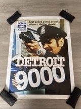 DETROIT 9000 HBO Original Vintage Home Video Movie Poster 19x25 CV - $11.18
