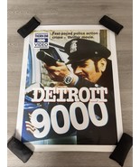 DETROIT 9000 HBO Original Vintage Home Video Movie Poster 19x25 CV - $203.81 MXN