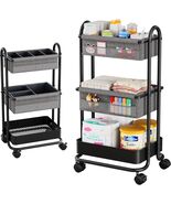 Versatile Baby Organizer Cart - 3-Tier with Wheels for Crafting & Nursery