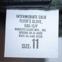 US Military flyer&#39;s gloves HAU-15/P, Nationwide Glove Co. 2001 size 11 U... - $50.00