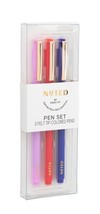 Noted by Post-It Pen Set, 3 Felt Tip Colored Pens, (Orange, Lilac and Pu... - $14.95