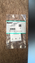 Panduit Faceplate Single Gang 1 Port White NK1FWHY - Lof of 11 Pieces - NEW - $8.81