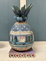 2006 Jim Shore Heartwood Creek Large Pineapple “Welcome All” Figurine #4007666 - £15.65 GBP