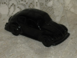 Avon- Classic Volkswagen Decanter-Black Glass - $9.00